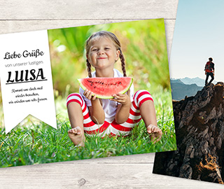 Einladung als Blankokarte