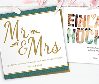 Hochzeitseinladungen