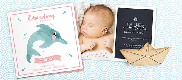 Einladungen zur Taufe