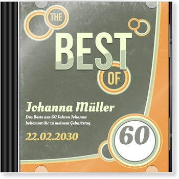 Cd Cover Retro Einladungskarten 60 Geburtstag