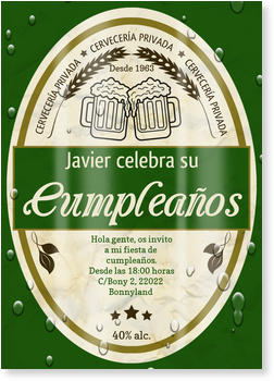 Originales invitaciones de cumpleaños para imprimir