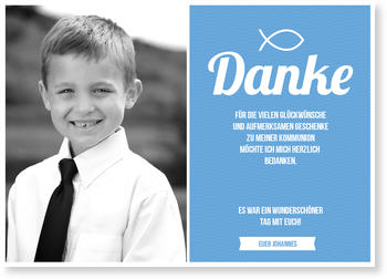 Danksagungskarten Kommunion Lieferzeit 12 Werktage